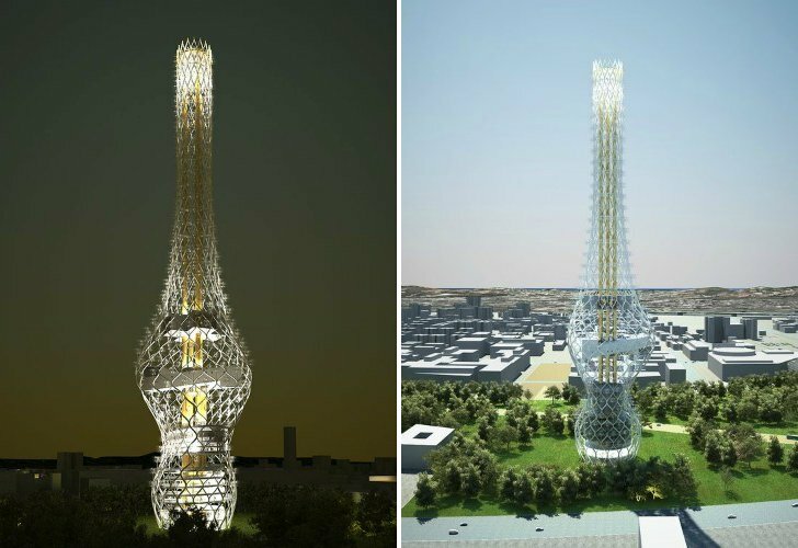 Энергогенерирующий небоскреб на Тайване