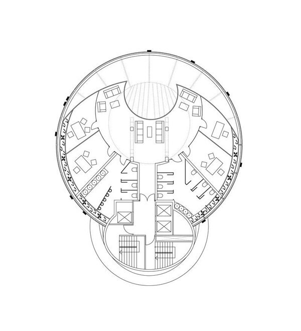 Башня Луис де Гарридо для проекции видео и изображении