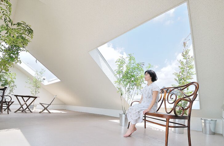 Montblanc Дом - белая гора в Японии