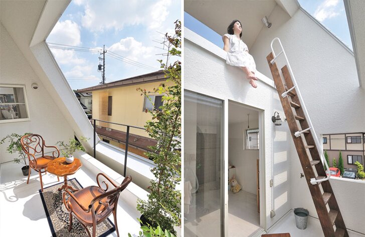 Montblanc Дом - белая гора в Японии