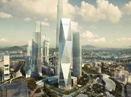 Башня SOM в Сеуле добавляет новое измерение в области энергоэффективности