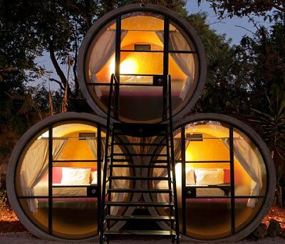 В Мексике трубчатый TubeHotel предлагает жилье в бетонных трубах