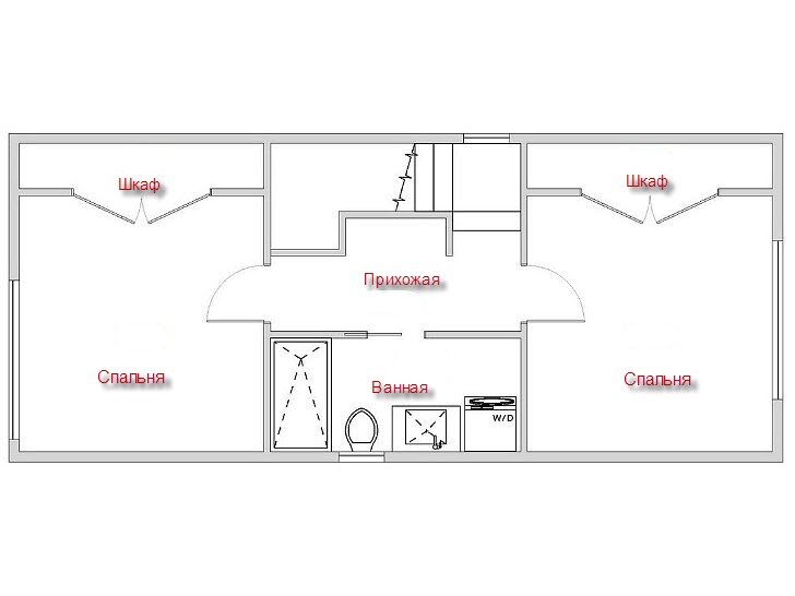 План второго этажа