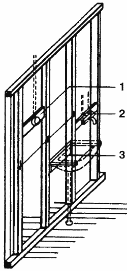 Системы тепло-, водо-, электроснабжения в простенке