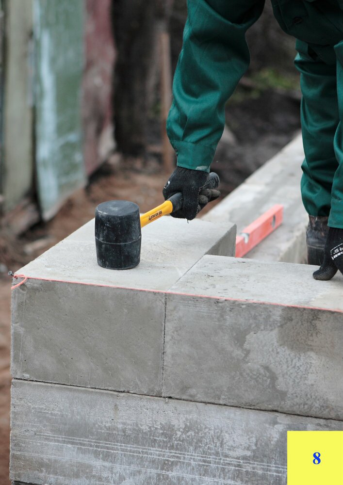 Кладка пеноблока