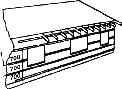 Расположение брусьев под облицовку