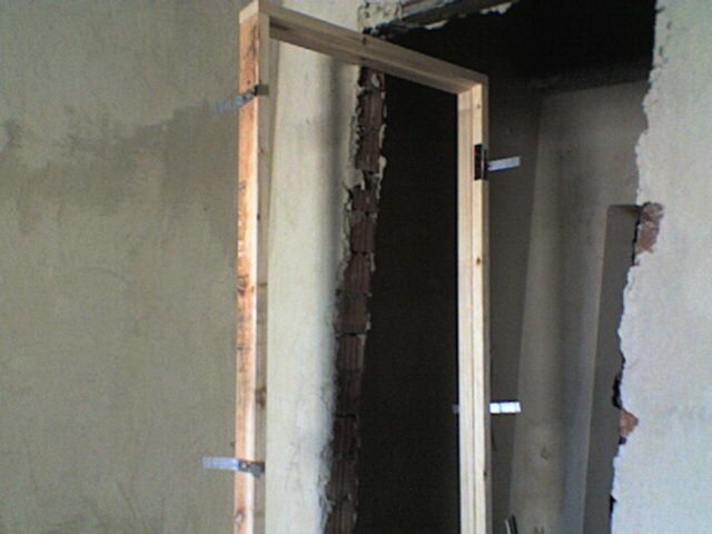 Как я устанавливаю коробку двери