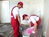 Затворение сухой смеси