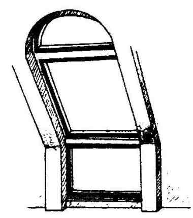 Общий вид "ломаной" конструкции мансардного окна