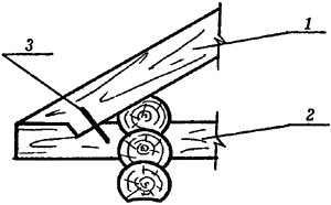 Соединение подкоса с бабкой