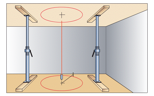 Разметка лестничного проема