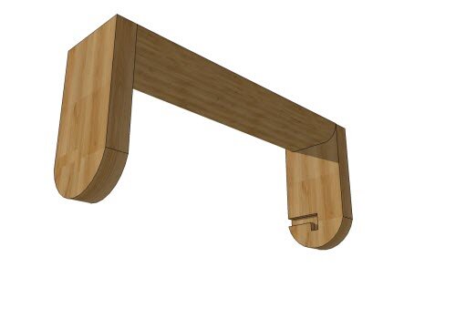 Держатель для бумажных полотенец - Прикрепите боковые части