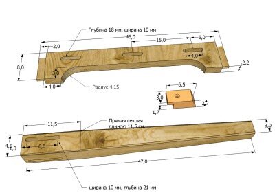 Размеры профилей детского стола