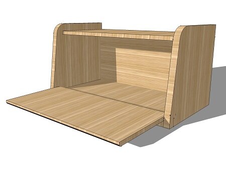 Хлебница - чертеж