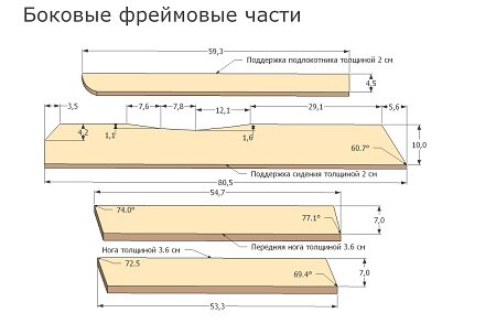Изготовление шезлонга
