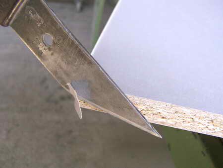 Обрезаем по торцам