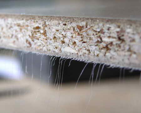 Торец детали после удаления кромки.