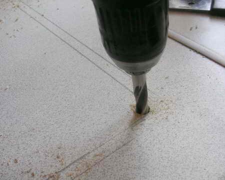 Сверлим сквозные отверстия