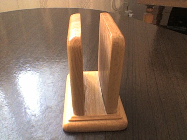 Салфетница из паркетной доски