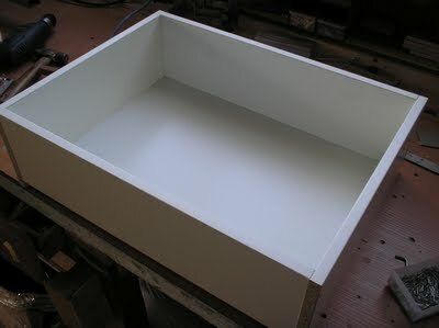 Готовый выдвижной ящик