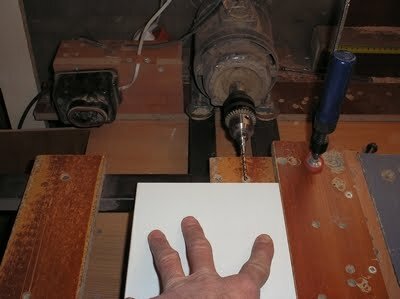 На присадочном станке выставляем размер