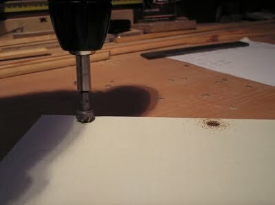 Зенкуем отверстия