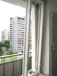 Демонтаж пластикового окна