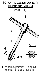 ключ радиаторный