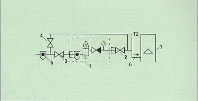 Монтаж устройства автоматической подпитки