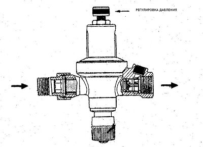 Установка устройства автоматической подпитки отопительной системы - регулируемого редуктор давления