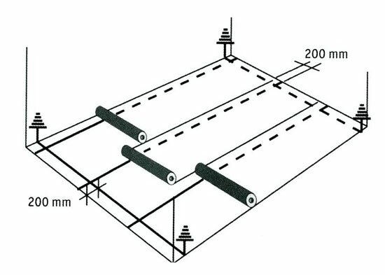 Настил (укладка) антистатического линолеума
