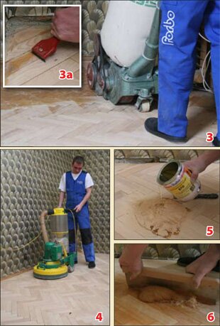 Как реставрировать паркет+видео