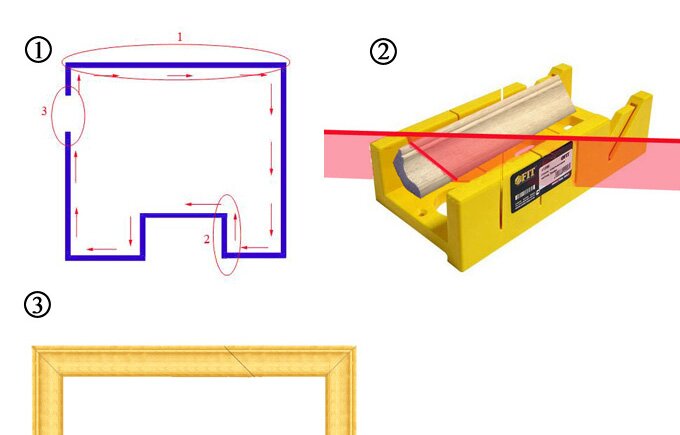 Установка деревянного плинтусы