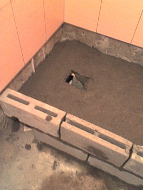 Душевой поддон из плитки вместо ванны - опыт работы