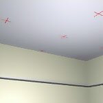 Монтаж реечного потолка