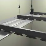 Монтаж реечного потолка