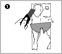 Устранение пузырей на стыках гипсокартона рис.1