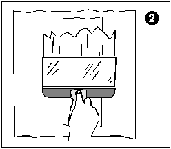Заделка трещин на ленте, наложенной на стыки рис.2