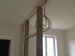 Проем двери в перегородке