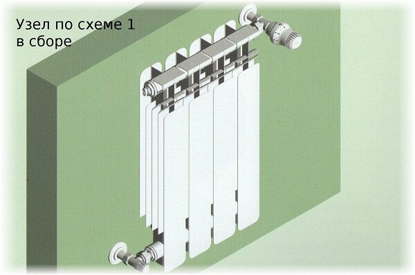 Способы подключения радиаторов отопления