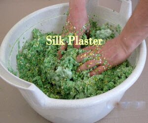 Как наносить жидкие обои+2видео