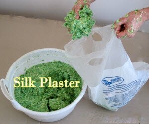 Как наносить жидкие обои+2видео