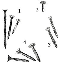 Саморезы и шурупы для облицовка стен гипсокартоном