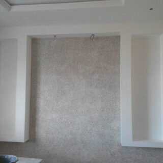 Работа с жидкими обоями в домашних условиях