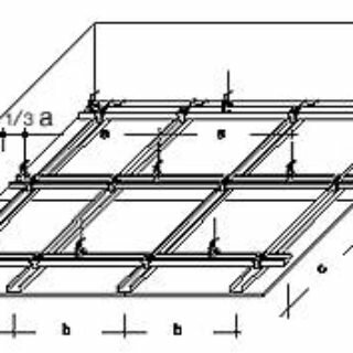 Рекомендуемые размеры между профилями и саморезами