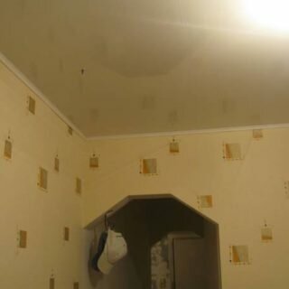 Монтаж пластикового потолка на кухне