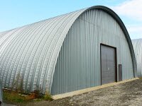 Бескаркасное арочное строительство