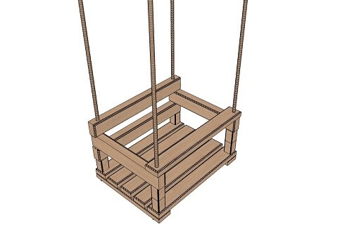 Изготовление детских качелей