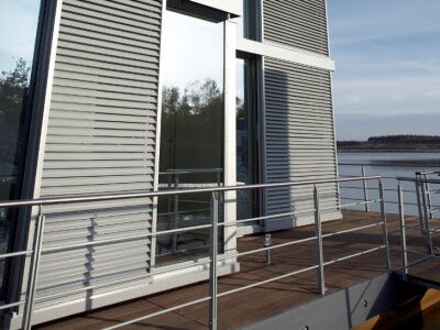 Модульный плавучий дома в Германии