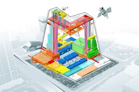 Сложенные Башни CCTV OMA в Пекине завершена